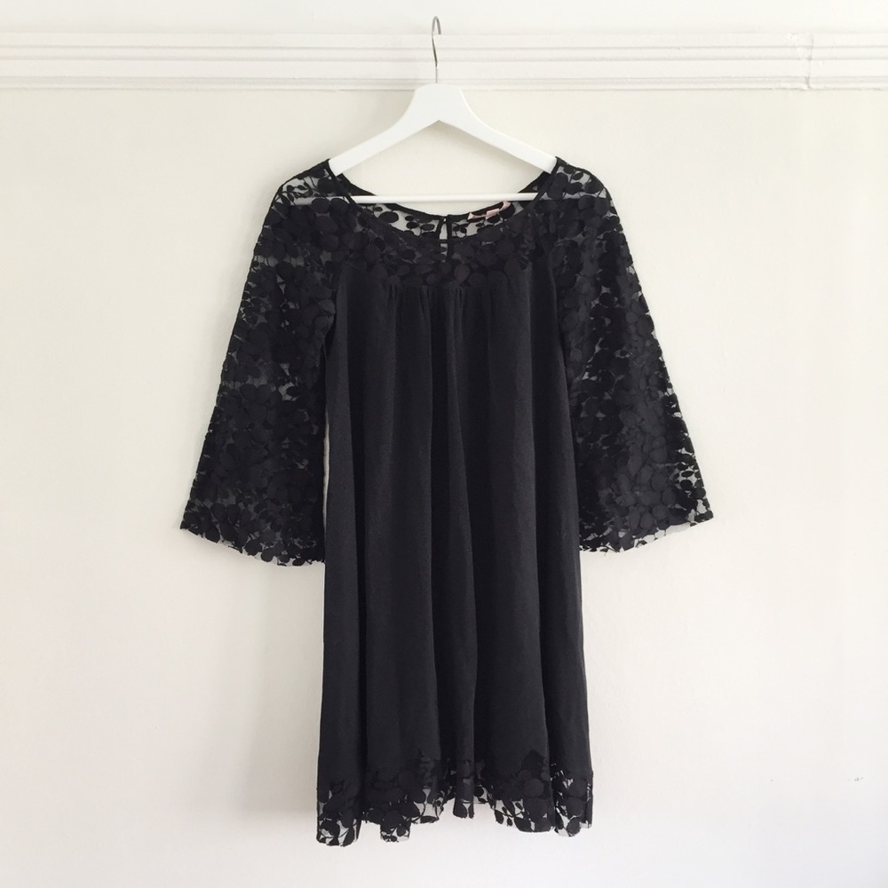 ❤️SOLD❤️ Rebecca Taylor Silk and Lace baby doll dress